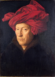 Vermoedelijk zelfportret Jan van Eyck kl