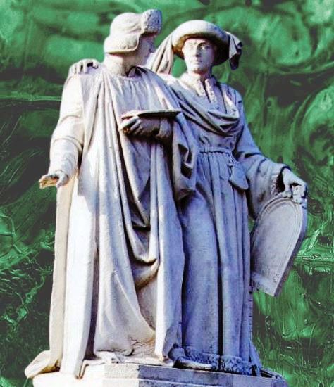 standbeeld van Eyck